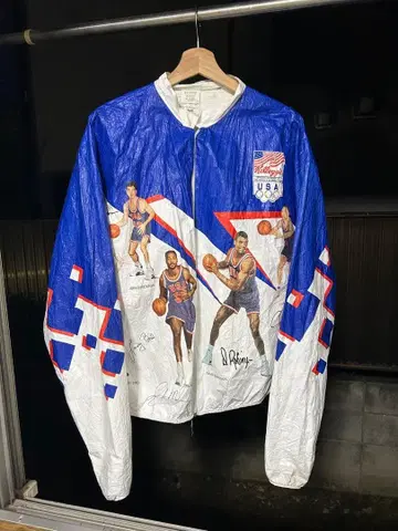 90s USA제 페이퍼 자켓 바스켓 미국 대표 바르셀로나 올림픽