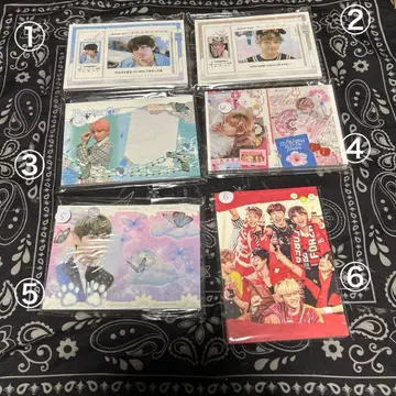 BTS 한국 생산자 세일 메모장 세트