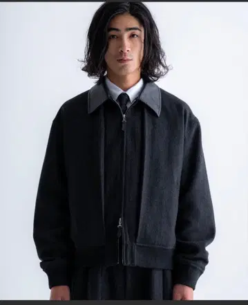 SINSS 트위드 숏 블루종