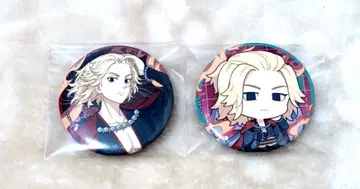 도쿄 리벤저스 백귀야행 메탈릭 캔뱃지 2종 소프맵 사노 만지로