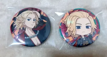 도쿄 리벤저스 백귀야행 메탈릭 캔뱃지 2종 소프맵 사노 만지로