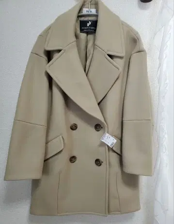 SNIDEL Sustaina 울 코쿤 더블 코트