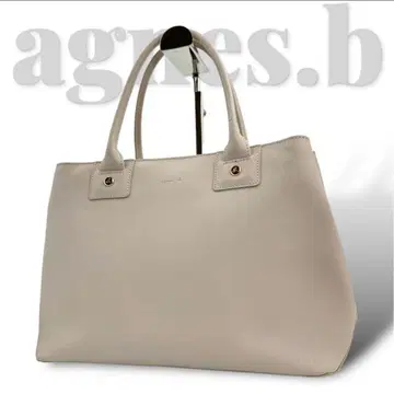 새상품급 에네스베 가죽 토트백 그레이 로고 비즈니스백 출퇴근