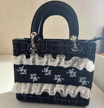 Ank Rouge 모노그램 트위드 백