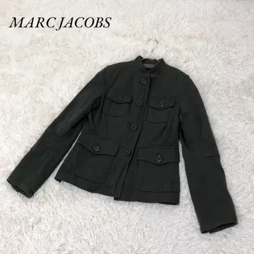 MARC JACOBS 마크제이콥스 노카라 자켓 카키 XL