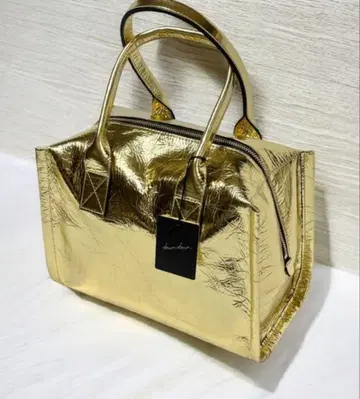 kawa-kawa 카와카와 메탈릭 토트백 골드