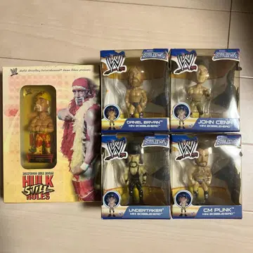 WWE 보블헤드 피규어 세트 헐크 호건 외 총 5체