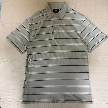 transnine 스트라이프 피케 셔츠 S 그레이