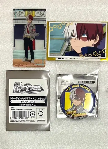 히로아카 오픈스쿨 밤 캔뱃지 토도로키 쇼토