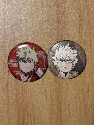 바쿠고 카츠키 캔뱃지 2개 세트