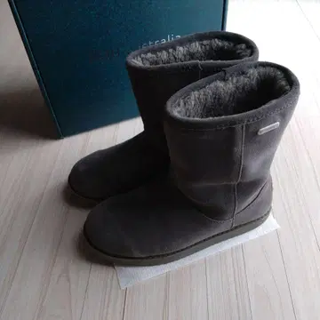 새상품급 에뮤 워터프루프 무스탕 완전 방수 24cm 그레이