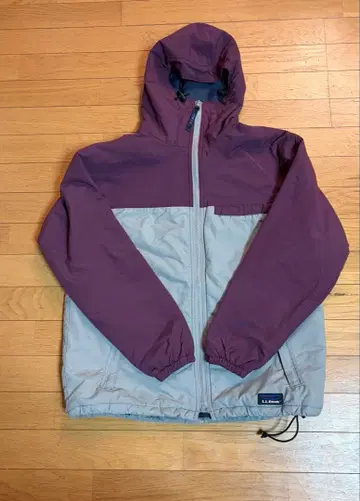 L.L Bean 후드 부착 마운틴 파카 퍼플/그레이 S
