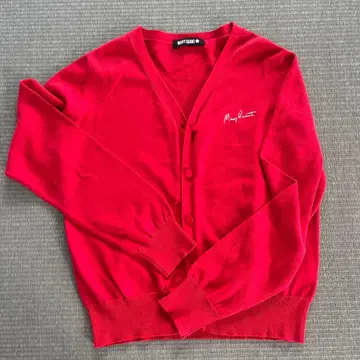 [ 새상품급 ] 마리콴트 가디건 레드