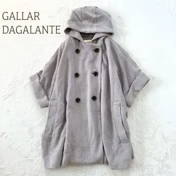 개럴개런트 숏 슬리브 판초 코쿤 코트 F 루즈핏