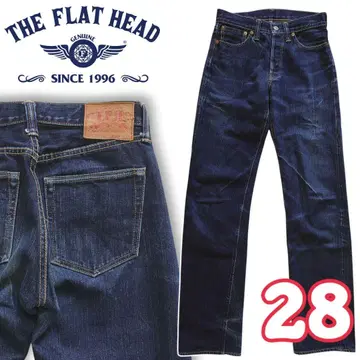 플랫 헤드 THE FLAD HEAD 셀비치 스트레이트 데님 팬츠