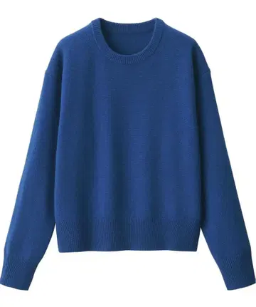 무인양품 MUJI 워셔블 울 미들 게이지 크루넥 스웨터 XL