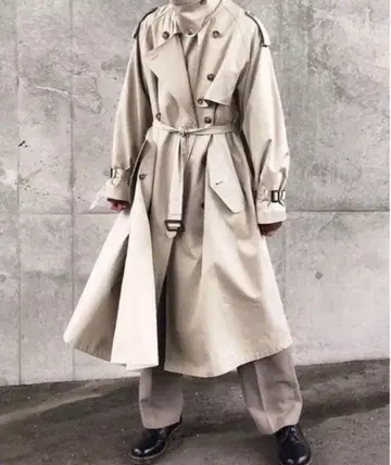 stein LAY OVERSIZED TRENCH COAT 트렌치코트