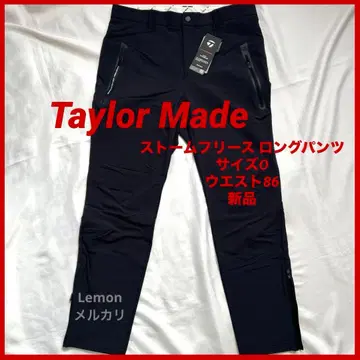테일러메이드 스톰 플리스 롱 팬츠 사이즈 O 블랙 새상품