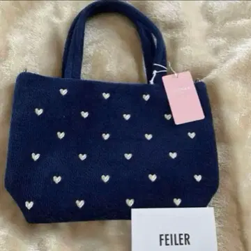 FEILER 러브러리 바이 페이러 러브러리 하트 백 네이비