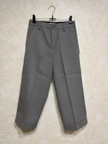 Royal Brappers 그레이 와이드 팬츠