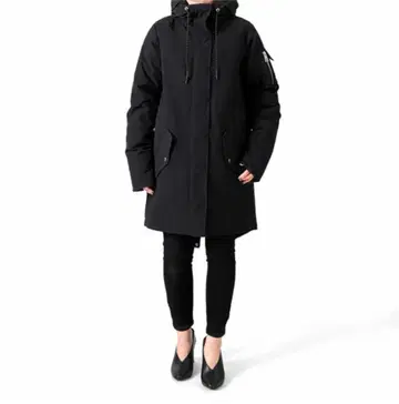 [ 새상품급 ] 케이프 하이츠 다운 모즈 코트 HOWE 고기능 블랙 S