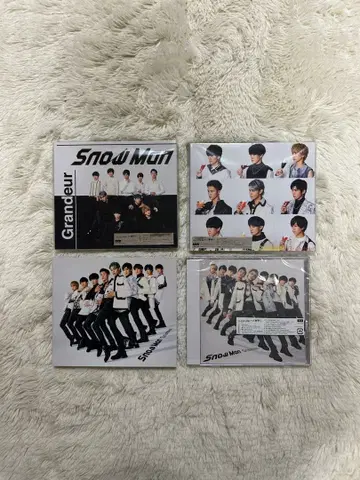 Snow Man Grandeur 3 형태 (4매 세트)