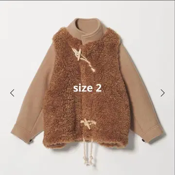 HYKE DOUBLE FACE FAUX SHEARLING DUFFEL