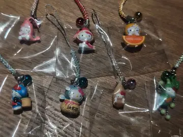 지역 한정 키티 스트랩 시즈오카현 한정판 깃발 없음