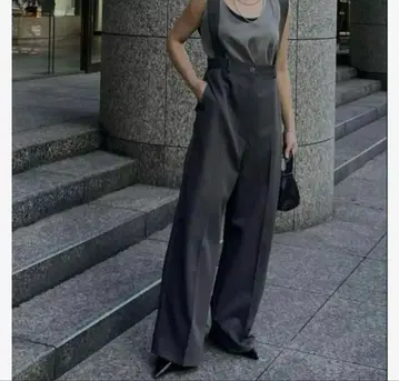 ETRE TOKYO / 서스펜더 와이드 팬츠