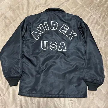 AVIREX 블랙 점퍼 1975년 설립