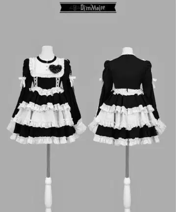 dimmoire 프릴에 파묻혀 보는 악몽 드레스 L 사이즈