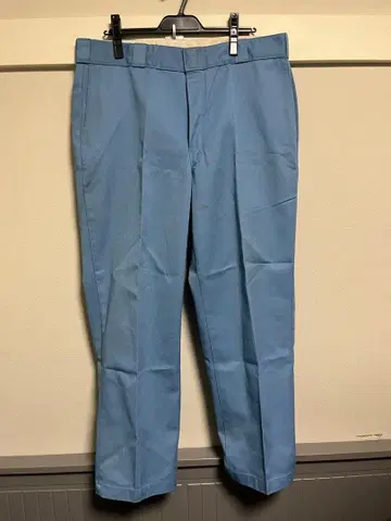 라이트 블루 워크 팬츠 슬림 핏