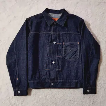 레어 페로우즈 1st 대전 510 4개 버튼 다크 네이비 데님 자켓 40