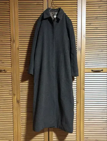 J.Crew 다크 그레이 롱 코트 울 코트