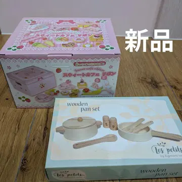 미사용 마더 가든 스위트 카페 리본 소꿉놀이 나무 완구