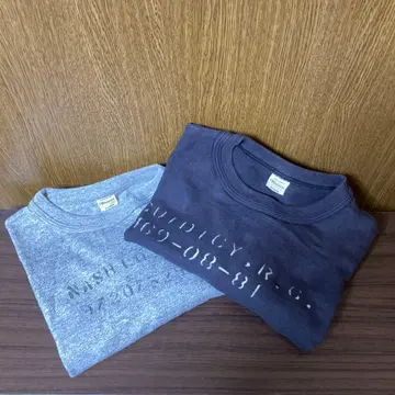 [ 2장 세트 ] WAREHOUSE 스텐실 T셔츠 XL