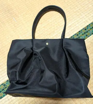 블랙 나일론 토트백 경량