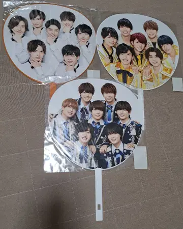 미사용 부채 세트 (나니와단시)