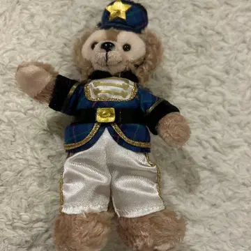 더피 군복풍 키링 약 10cm