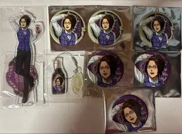 진격의 거인 한지 8세트 HUB 아크릴 스탠드 캔뱃지 참