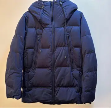 CAMBIO 네이비 다운 자켓 후드 부착