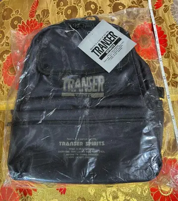 TRANSFER 블랙 백팩 미사용품