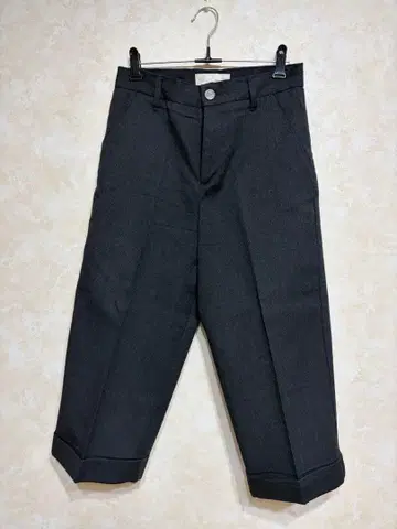 스트레이트 와이드 팬츠 BRAPPERS 다크 그레이