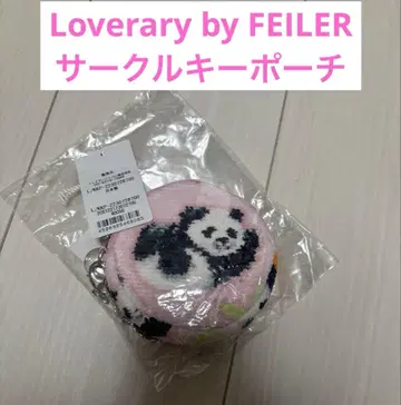 미사용 새상품 택 포함 FEILER 서클 키 파우치 팬더 무늬