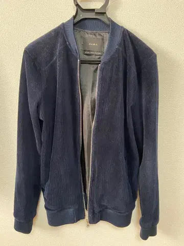 ZARA 네이비 플리스 자켓 S MA-1