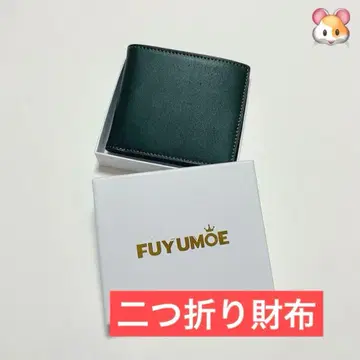 2단 접이식 지갑 올리브 그린 얇은 타입 대용량 선물 남성용 새상품