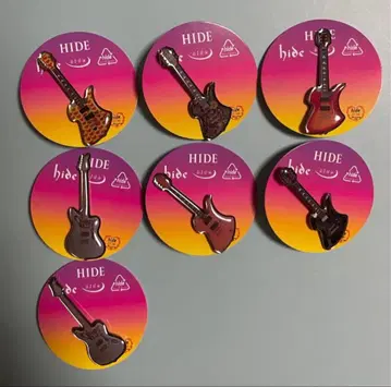 hide 60th 핀즈 캡슐 vol.2 기타 컬렉션 7개 세트