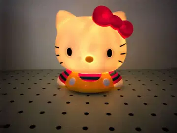 초레어! 산리오 헬로키티 라이트 부착 피규어 1997년
