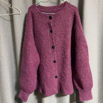 2way 부클레 가디건