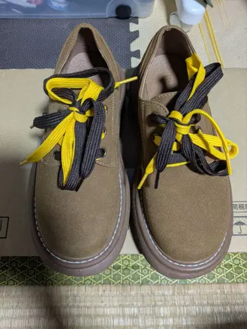 니코앤드 2p 레이스업 슈즈 브라운 S